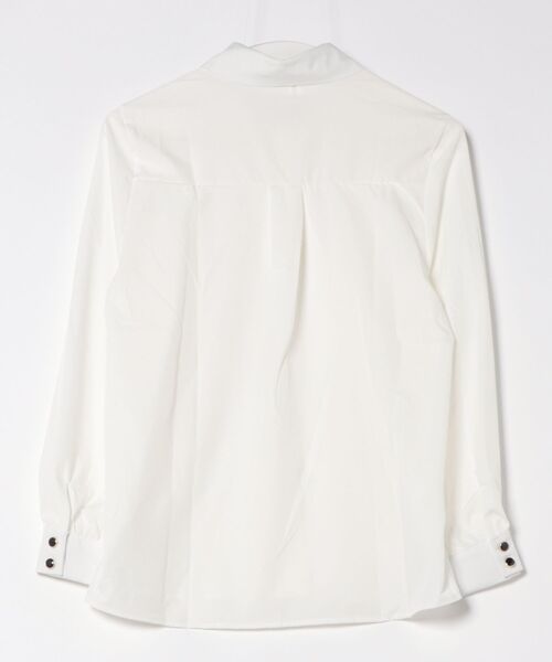 BLANC FICELLE(ブランフィセル)の「ホワイト シャツ(シャツ/ブラウス・レディース・ホワイト・M/L/SMALL/XL)」の2枚目の写真