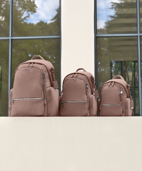 TUMI（トゥミ）の「VOYAGEUR 「セリーナ」バックパック（A4/PC15インチまで対応）（バックパック/リュック・レディース・ピンク系その他・FREE）」の2枚目の写真