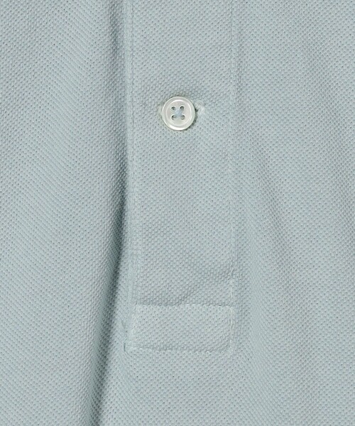 SCYE BASICS(サイベーシックス)の「<SCYE BASICS> COTTON PIQUE POLO SHIRT/コットン ポロシャツ(ポロシャツ・メンズ・ライトブルー/レッド/ベージュ・38/40)」の8枚目の写真