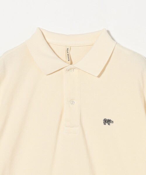 SCYE BASICS(サイベーシックス)の「<SCYE BASICS> COTTON PIQUE POLO SHIRT/コットン ポロシャツ(ポロシャツ・メンズ・ライトブルー/レッド/ベージュ・38/40)」の10枚目の写真