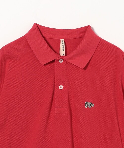 SCYE BASICS(サイベーシックス)の「<SCYE BASICS> COTTON PIQUE POLO SHIRT/コットン ポロシャツ(ポロシャツ・メンズ・ライトブルー/レッド/ベージュ・38/40)」の13枚目の写真
