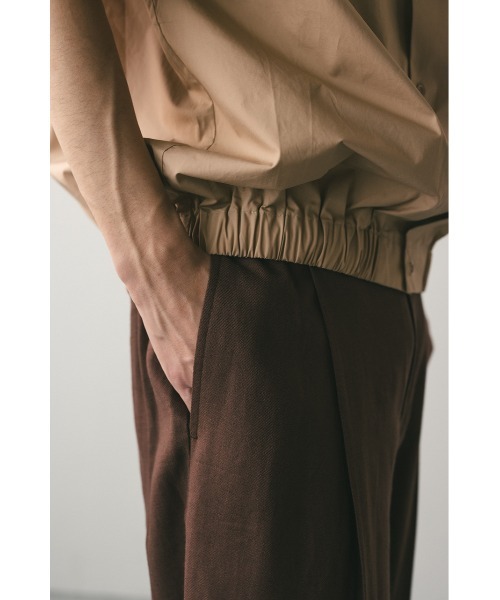 STYLEMIXER（スタイルミキサー）の「リネンミックスタックパンツ（その他パンツ・メンズ・ベージュ/ブラウン・MEDIUM/LARGE）」の8枚目の写真
