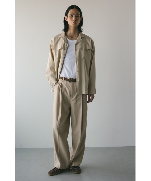 STYLEMIXER（スタイルミキサー）の「リネンミックスタックパンツ（その他パンツ・メンズ・ベージュ/ブラウン・MEDIUM/LARGE）」の16枚目の写真