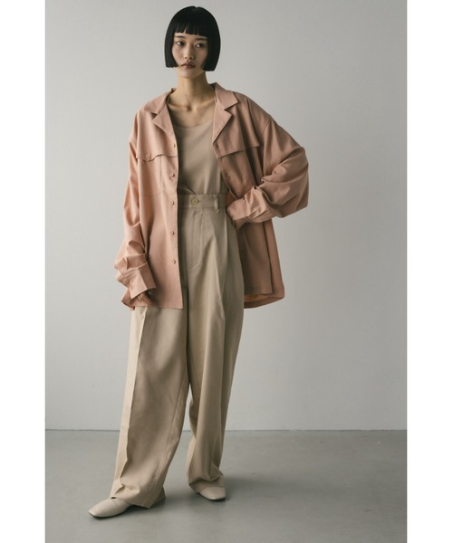 STYLEMIXER（スタイルミキサー）の「リネンミックスタックパンツ（その他パンツ・メンズ・ベージュ/ブラウン・MEDIUM/LARGE）」の18枚目の写真