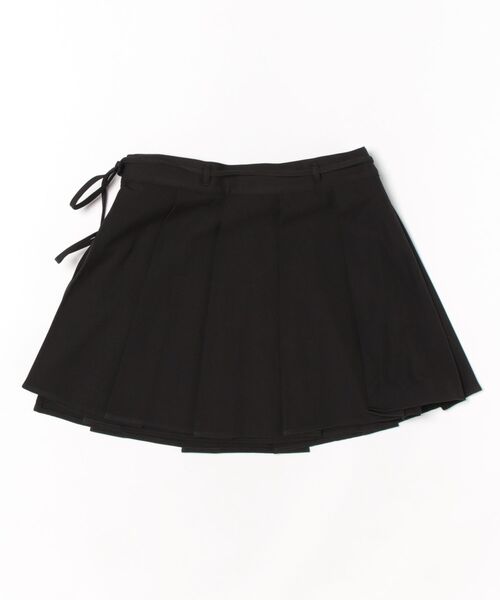 STYLEBLOCK（スタイルブロック）の「ツイルラッププリーツミニスカート（スカート・レディース・グレー/ブラック/モカ/ベージュ・M）」の9枚目の写真