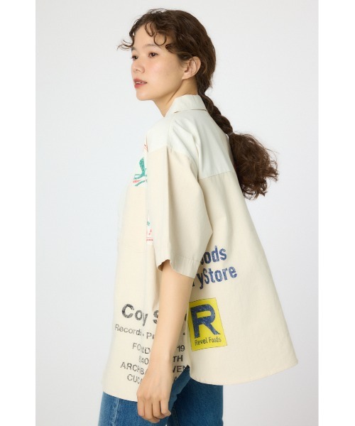 RODEO CROWNS WIDE BOWL(ロデオクラウンズワイドボウル)の「カスタムパッチドシャツ(シャツ/ブラウス・レディース・ブラック系その他/ブルー系その他/ホワイト系その他・FREE)」の20枚目の写真