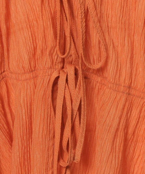 LOWRYS FARM（ローリーズファーム）の「ヨウリュウシャーリング６Ｓ 289797（シャツ/ブラウス・レディース・アイボリー/ブルー/チャコールグレー/ブラウン/オレンジ・FREE）」の6枚目の写真