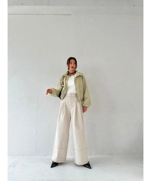 ジャケット・アウター trunc88 Sheer Cropped Blouson（ブルゾン）｜TRUNC 88（トランク