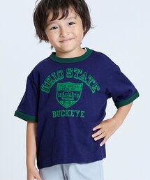 【ジュニア対応】カレッジロゴリンガー半袖Tシャツ