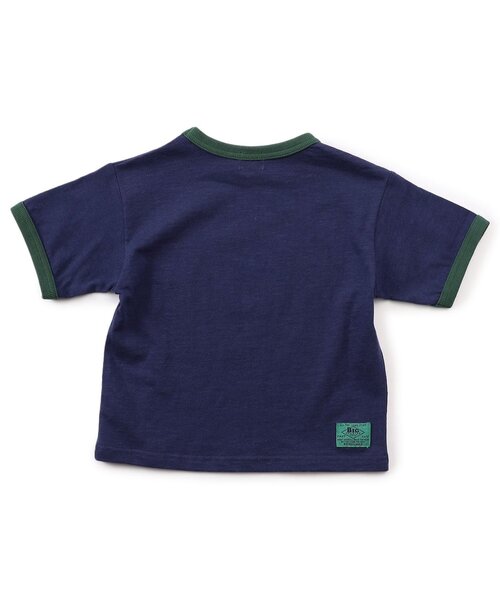 F.O.KIDS（エフオーキッズ）の「【ジュニア対応】カレッジロゴリンガー半袖Tシャツ（Tシャツ/カットソー・キッズ・アイボリー/パープル/イエロー・140/130/120/110/100/90/80）」の8枚目の写真