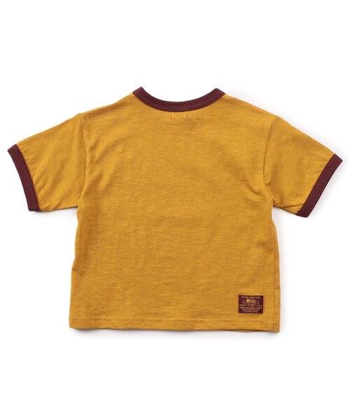 F.O.KIDS（エフオーキッズ）の「【ジュニア対応】カレッジロゴリンガー半袖Tシャツ（Tシャツ/カットソー・キッズ・アイボリー/パープル/イエロー・140/130/120/110/100/90/80）」の9枚目の写真