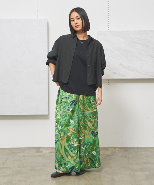 J.PRESS YORK STREET(ジェイプレスヨークストリート)の「【WOMEN】シアーショート ブラウス(シャツ/ブラウス・レディース・ホワイト系・F)」の6枚目の写真