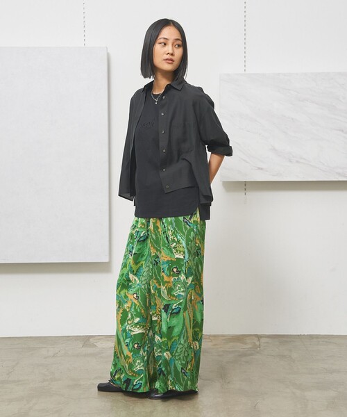 J.PRESS YORK STREET(ジェイプレスヨークストリート)の「【WOMEN】シアーショート ブラウス(シャツ/ブラウス・レディース・ホワイト系・F)」の7枚目の写真
