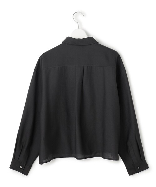 J.PRESS YORK STREET(ジェイプレスヨークストリート)の「【WOMEN】シアーショート ブラウス(シャツ/ブラウス・レディース・ホワイト系・F)」の10枚目の写真