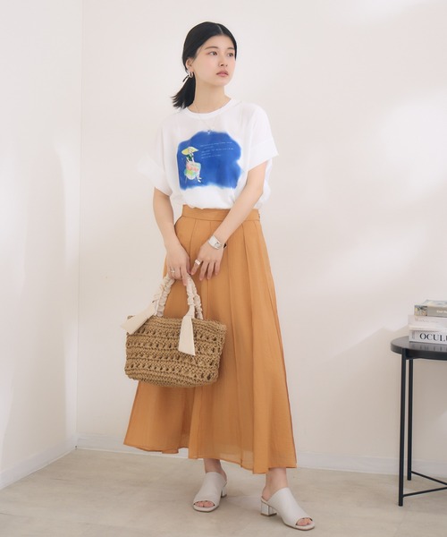 KATHARINE ROSS(キャサリンロス)の「【KATHARINE ROSS】リボンハンドルペーパーバッグ WEB限定(かごバッグ・レディース・ブラック/ライトベージュ/ピンクベージュ・MEDIUM)」の4枚目の写真