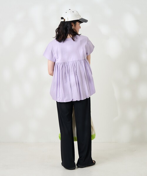 FREAK'S STORE(フリークスストア)の「<接触冷感/UVカット>ICE SUMMER リブイージーパンツ 限定展開/アイスサマー イージーパンツ(その他パンツ・レディース・ブラック/ベージュ/サックスブルー・フリ-)」の17枚目の写真