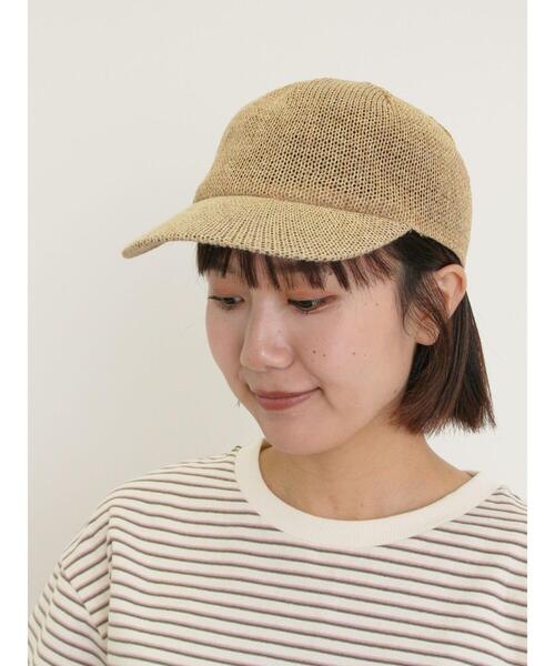 Samansa Mos2（サマンサ モスモス）の「【消臭効果】雑材キャップ（ハット・レディース・グレー/ベージュ・F）」の9枚目の写真