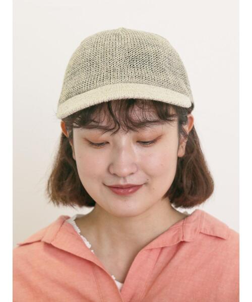 Samansa Mos2（サマンサ モスモス）の「【消臭効果】雑材キャップ（ハット・レディース・グレー/ベージュ・F）」の8枚目の写真
