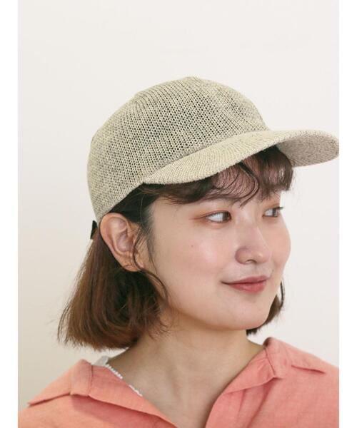 Samansa Mos2（サマンサ モスモス）の「【消臭効果】雑材キャップ（ハット・レディース・グレー/ベージュ・F）」の17枚目の写真