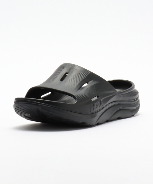 HOKA(ホカ)の「HOKA(ホカ) ORA RECOVERY SLIDE3(サンダル・メンズ・ブラック・28cm/27cm/26cm/25cm/24cm)」の2枚目の写真