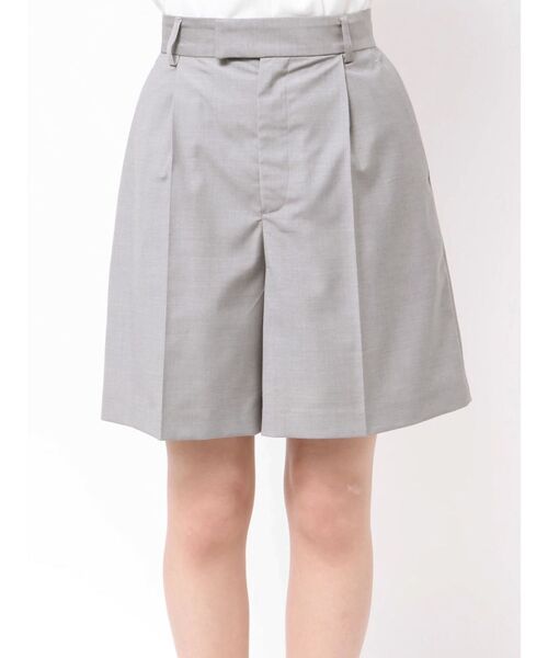 TONAL（トーナル）の「TRタックハーフパンツ（その他パンツ・レディース・グレー/ブラック・MEDIUM/SMALL）」の15枚目の写真