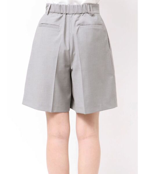 TONAL（トーナル）の「TRタックハーフパンツ（その他パンツ・レディース・グレー/ブラック・MEDIUM/SMALL）」の17枚目の写真