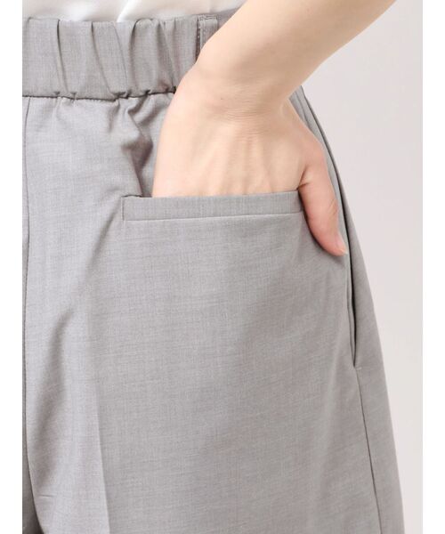 TONAL（トーナル）の「TRタックハーフパンツ（その他パンツ・レディース・グレー/ブラック・MEDIUM/SMALL）」の19枚目の写真