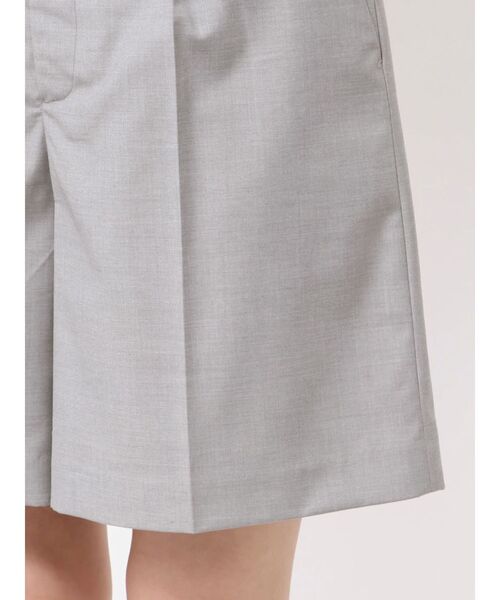 TONAL（トーナル）の「TRタックハーフパンツ（その他パンツ・レディース・グレー/ブラック・MEDIUM/SMALL）」の21枚目の写真