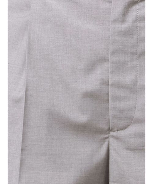 TONAL（トーナル）の「TRタックハーフパンツ（その他パンツ・レディース・グレー/ブラック・MEDIUM/SMALL）」の4枚目の写真