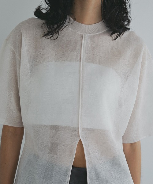 MANOF マノフ BASIC SHEER TOPS MANOF マノフ BASIC SHEER TOPS - メルカリ
