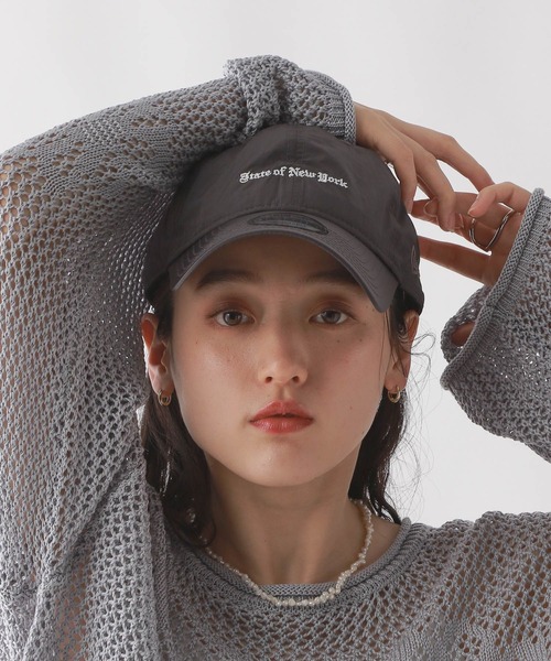 RAGEBLUE（レイジブルー）の「【NEWERA/ニューエラ】9TWENTY /ヴィンテージナイロンキャップ（キャップ・レディース・ライトブルー/ダークグレー/オレンジ・FREE）」の2枚目の写真