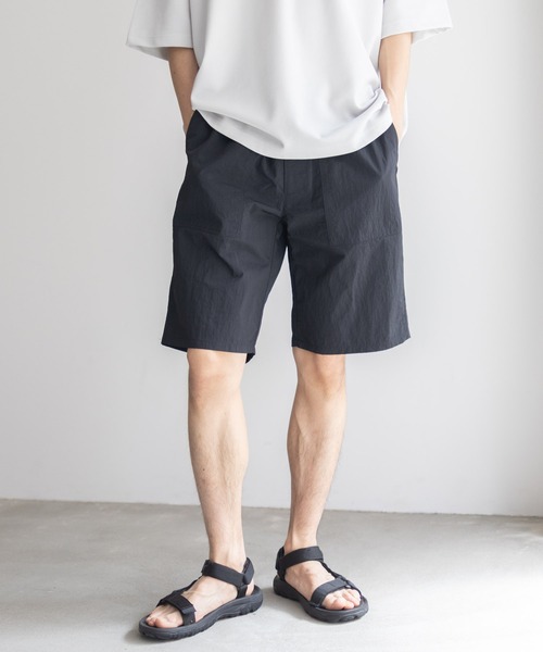 NAVY（ネイビー）の「NAVY アクティブショートパンツ（その他パンツ・メンズ・ブラック/ブルーグレー/グレー/グリーン/オレンジ/グリーン系その他/ベージュ・M/L/XL）」の12枚目の写真