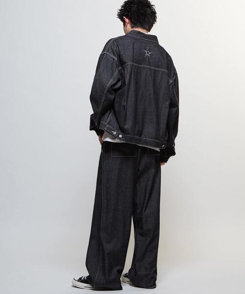 CONVERSE TOKYO(コンバーストウキョウ)の「【限定展開】LIGHT DENIM WIDE PANTS(デニムパンツ・レディース・サックスブルー/ブラック/ブルー・SMALL)」の19枚目の写真