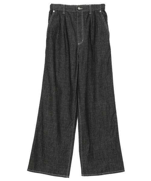 CONVERSE TOKYO(コンバーストウキョウ)の「【限定展開】LIGHT DENIM WIDE PANTS(デニムパンツ・レディース・サックスブルー/ブラック/ブルー・SMALL)」の16枚目の写真