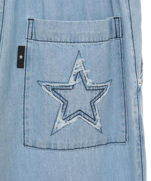 CONVERSE TOKYO(コンバーストウキョウ)の「【限定展開】LIGHT DENIM WIDE PANTS(デニムパンツ・レディース・サックスブルー/ブラック/ブルー・SMALL)」の21枚目の写真
