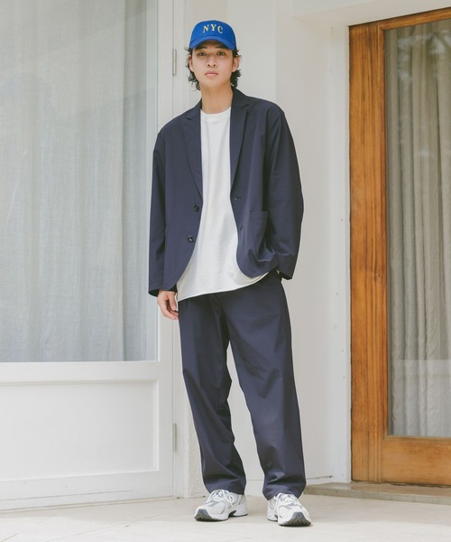 RAGEBLUE（レイジブルー）の「＜吸水速乾・イージーケア＞【Satistex Dry】ユーティリティジャケット【セットアップ対応】（テーラードジャケット・メンズ・ブラック/ネイビー・MEDIUM/LARGE）」の10枚目の写真