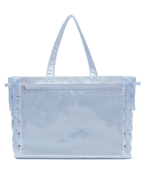 WEGO（ウィゴー）の「WEGO/レースアップ痛バッグLL（トートバッグ・レディース・レッド系その他/ブルー系その他/その他1/その他6/その他4/ブラック系その他/その他5・FREE）」の5枚目の写真