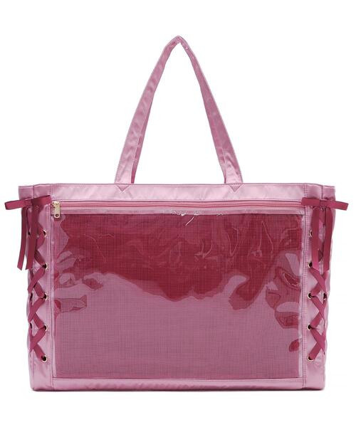 WEGO（ウィゴー）の「WEGO/レースアップ痛バッグLL（トートバッグ・レディース・レッド系その他/ブルー系その他/その他1/その他6/その他4/ブラック系その他/その他5・FREE）」の10枚目の写真