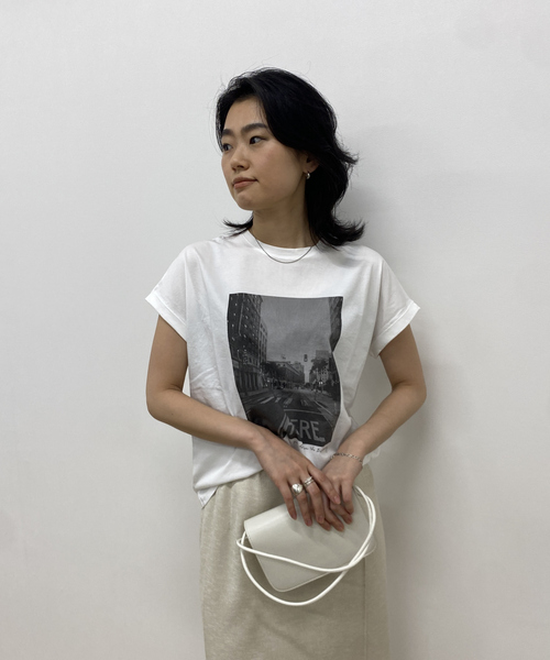 MICA&DEAL /マイカアンドディール】 cityフォトプリントTシャツ