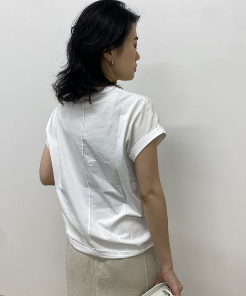 【今期未使用】MICA & DEAL グラフィック　フォトTシャツ MICA&DEAL】フォトプリントTEE【Made in Japan】 - Carry On