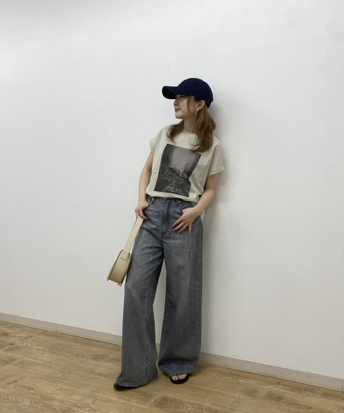 MICA&DEAL /マイカアンドディール】 cityフォトプリントTシャツ