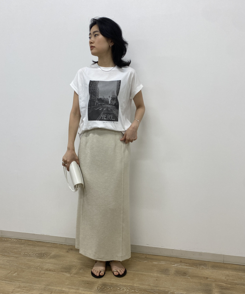 MICA&DEAL /マイカアンドディール】 cityフォトプリントTシャツ
