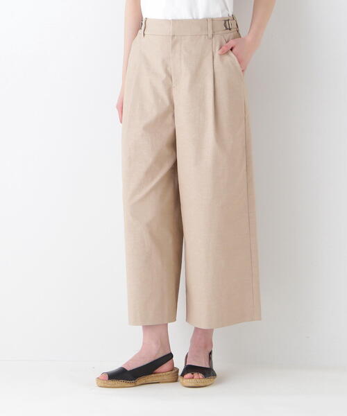 HumanWomanの ガウチョパンツ2点セット(アッシュ) ◇【3サイズ展開】【UVカット・接触冷感】クールマックス混