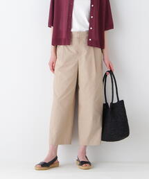 ◆【3サイズ展開】【UVカット・接触冷感】クールマックス混ガウチョパンツ
