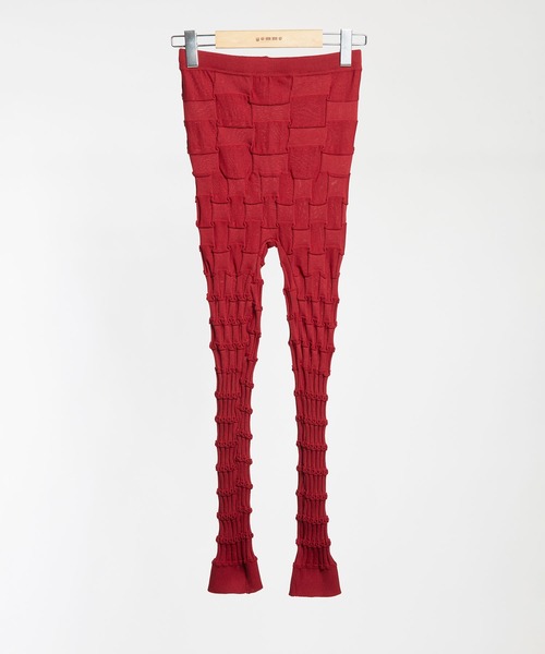 gomme（ゴム）の「リンクスレギンス（レギンス/スパッツ・レディース・ブラック/グレー/ネイビー/ボルドー・FREE）」の2枚目の写真