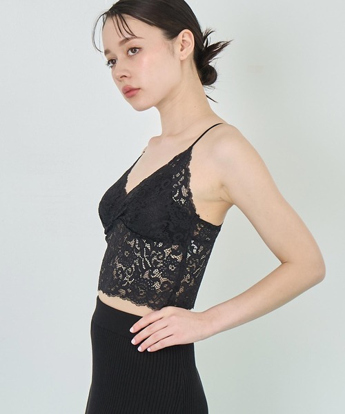 ANAP(アナップ)の「レースブラトップ(ブラジャー・レディース・ブラック・FREE)」の3枚目の写真
