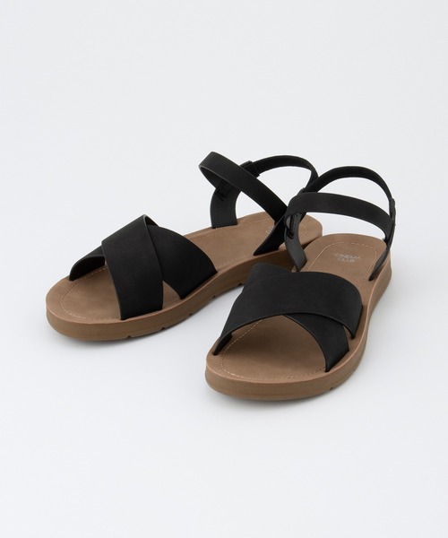 Honeys（ハニーズ）の「軽量屈曲クロスサンダル（サンダル・レディース・ベージュ/アイボリー/ブラック・L/LL/M/S）」の15枚目の写真