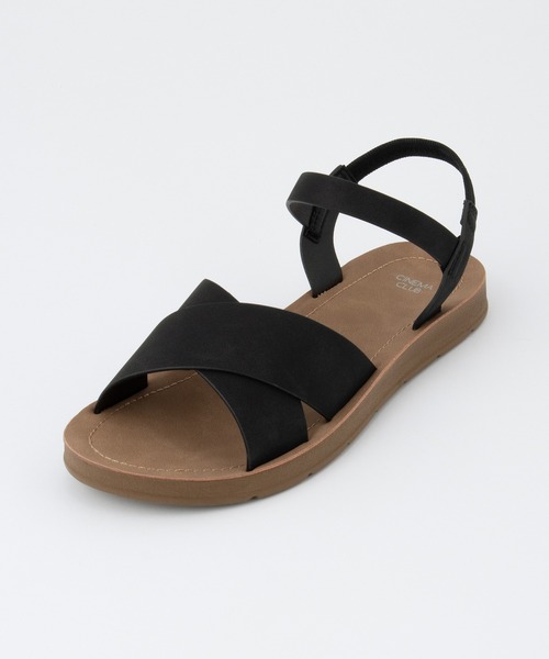 Honeys（ハニーズ）の「軽量屈曲クロスサンダル（サンダル・レディース・ベージュ/アイボリー/ブラック・L/LL/M/S）」の16枚目の写真