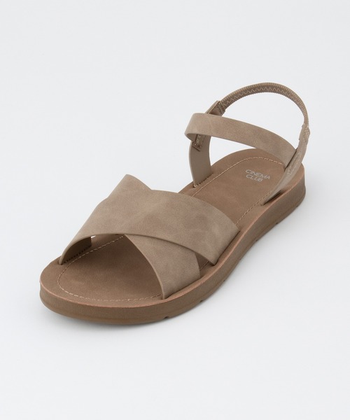 Honeys（ハニーズ）の「軽量屈曲クロスサンダル（サンダル・レディース・ベージュ/アイボリー/ブラック・L/LL/M/S）」の19枚目の写真