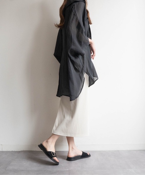 Fabby fabby(ファビィーファビィー)の「コンフォートワンベルトサンダル(サンダル・レディース・ブラック/ベージュ/ブラウン・SMALL/MEDIUM/LARGE)」の12枚目の写真